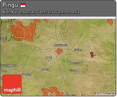 Satellite 3D Map of Pingu