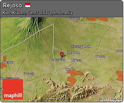 Satellite 3D Map of Rejoso