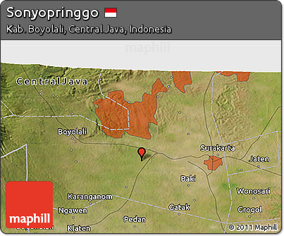 Satellite 3D Map of Sonyopringgo