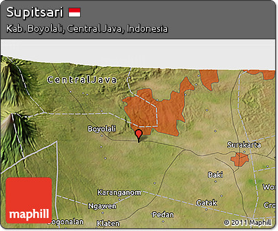 Satellite 3D Map of Supitsari