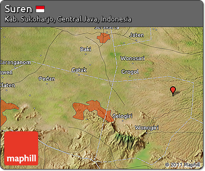 Satellite 3D Map of Suren