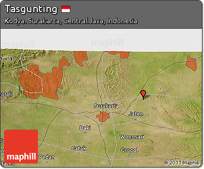 Satellite 3D Map of Tasgunting