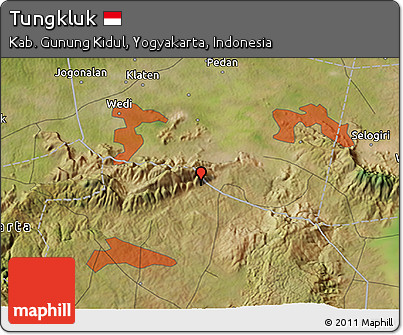 Satellite 3D Map of Tungkluk