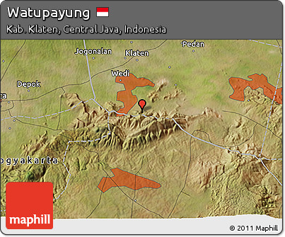 Satellite 3D Map of Watupayung