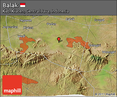Satellite 3D Map of Balak