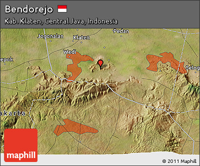 Satellite 3D Map of Bendorejo
