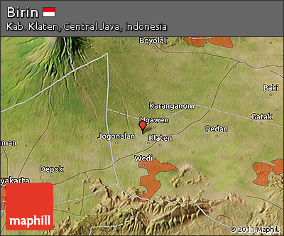 Satellite 3D Map of Birin