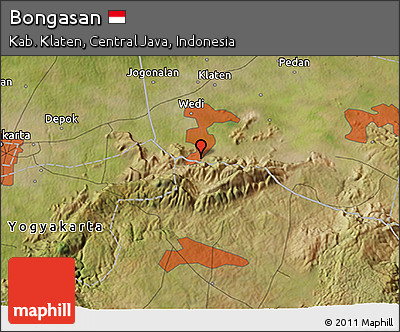 Satellite 3D Map of Bongasan