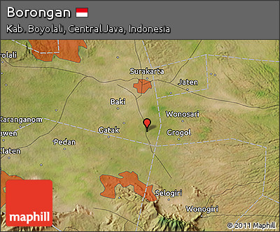 Satellite 3D Map of Borongan