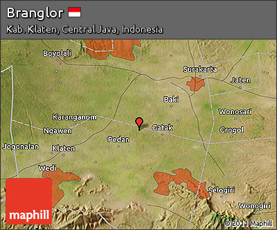Satellite 3D Map of Branglor
