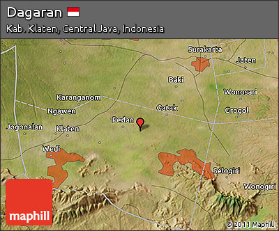 Satellite 3D Map of Dagaran