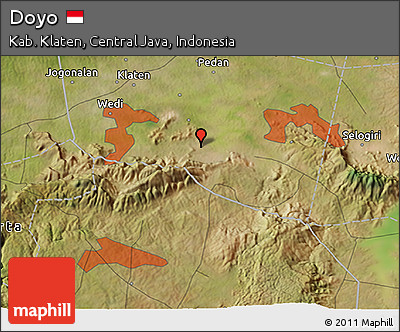 Satellite 3D Map of Doyo