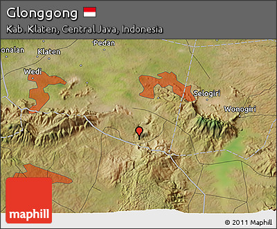 Satellite 3D Map of Glonggong