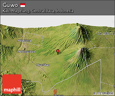 Satellite 3D Map of Guwo