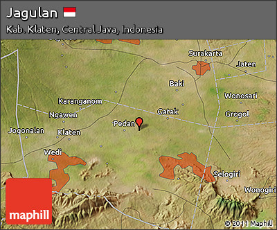 Satellite 3D Map of Jagulan