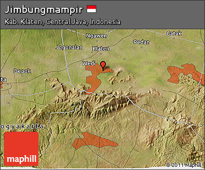 Satellite 3D Map of Jimbungmampir