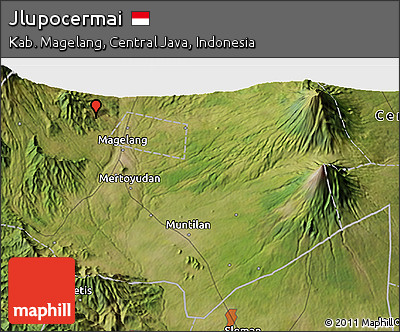 Satellite 3D Map of Jlupocermai