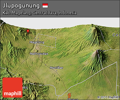 Satellite 3D Map of Jlupogunung