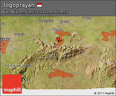 Satellite 3D Map of Jogoprayan