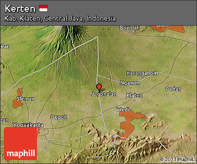 Satellite 3D Map of Kerten