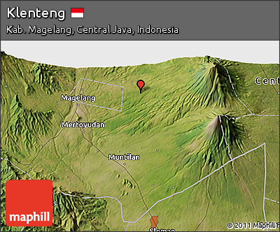 Satellite 3D Map of Klenteng