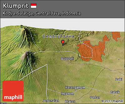 Satellite 3D Map of Klumprit