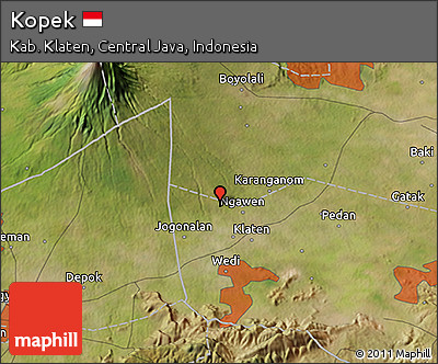 Satellite 3D Map of Kopek
