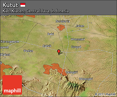 Satellite 3D Map of Kutut