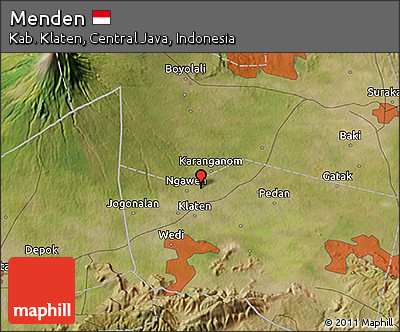 Satellite 3D Map of Menden