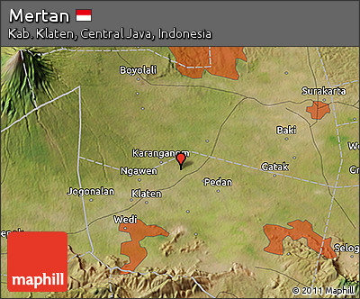 Satellite 3D Map of Mertan