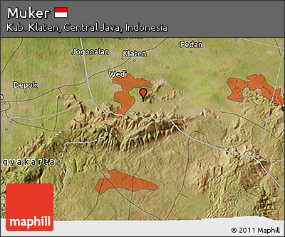Satellite 3D Map of Muker