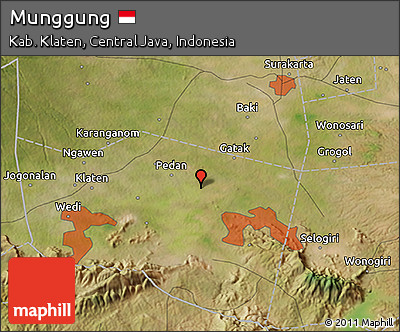Satellite 3D Map of Munggung