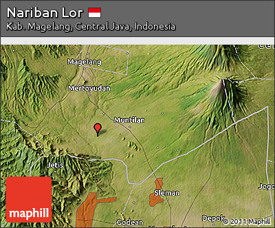 Satellite 3D Map of Nariban Lor