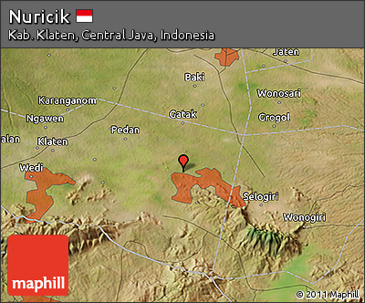 Satellite 3D Map of Nuricik