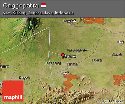 Satellite 3D Map of Onggopatra