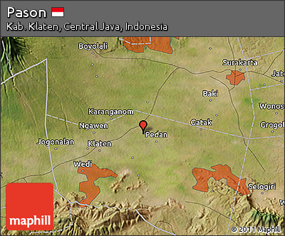 Satellite 3D Map of Pason
