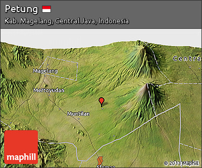 Satellite 3D Map of Petung