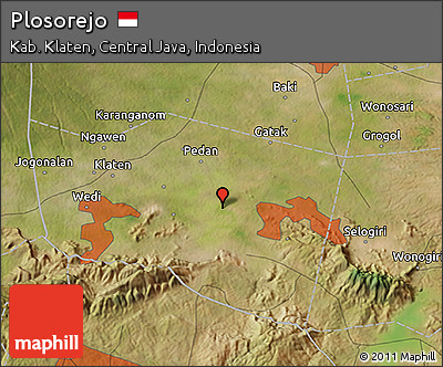 Satellite 3D Map of Plosorejo