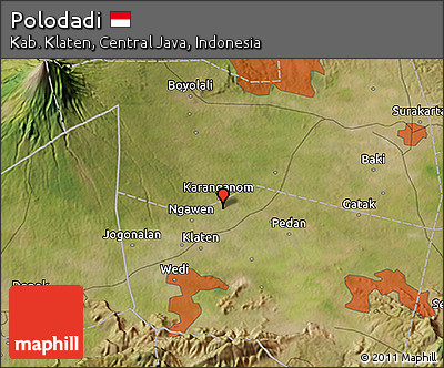Satellite 3D Map of Polodadi