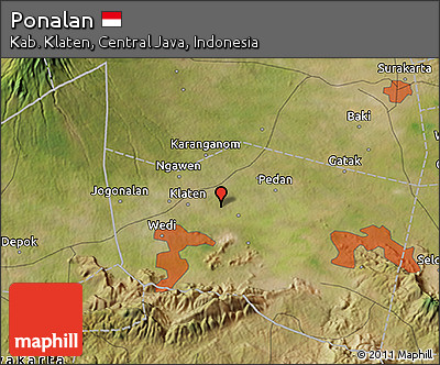 Satellite 3D Map of Ponalan