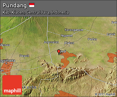 Satellite 3D Map of Pundang