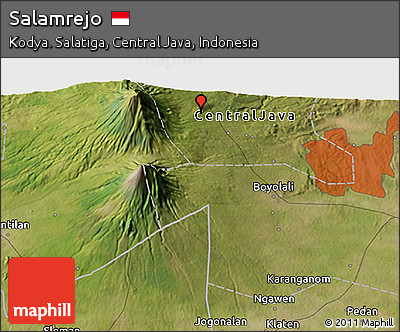 Satellite 3D Map of Salamrejo