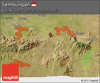 Satellite 3D Map of Sembungan