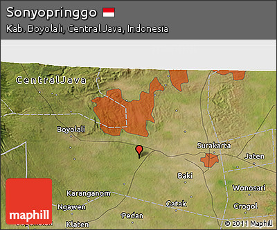 Satellite 3D Map of Sonyopringgo