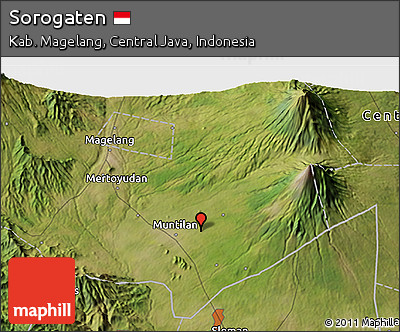 Satellite 3D Map of Sorogaten