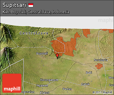 Satellite 3D Map of Supitsari