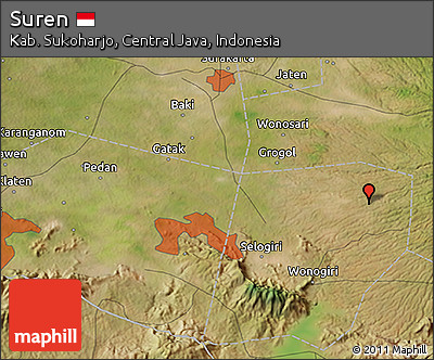Satellite 3D Map of Suren