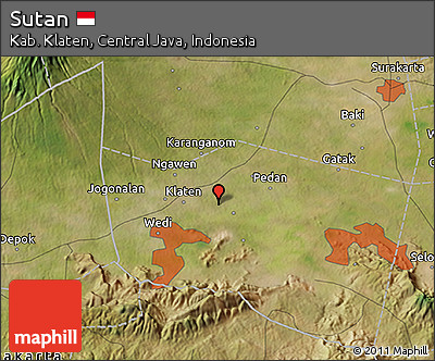 Satellite 3D Map of Sutan