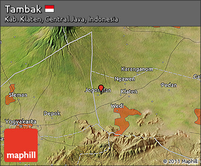 Satellite 3D Map of Tambak