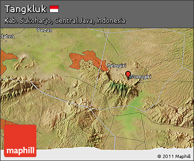 Satellite 3D Map of Tangkluk